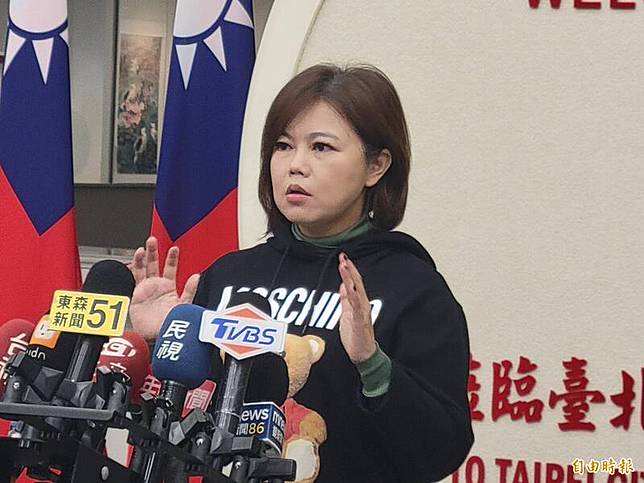 國民黨台北市議員游淑慧表示，罷「雙吳」失利，責任該向上承擔勿向下轉嫁。(記者何玉華攝)