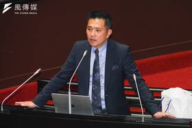 國民黨前立委陳以信宣布參選台南市長。（資料照，蔡親傑攝）