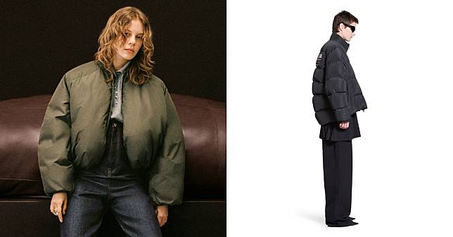 寒流來襲！羽絨外套成為精品界焦點，10家時尚品牌盤點：Loewe超模私著猛秀，Dior「Bar Jacket」經典不過時