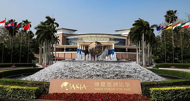 This photo taken on March 25, 2024 shows a view of the Boao Forum for Asia (BFA) International Conference Center in Boao, south China's Hainan Province. (Xinhua/Yang Guanyu)