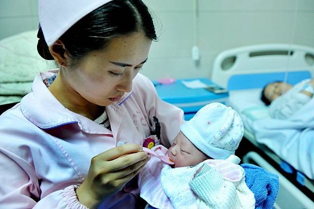 Researchers from the Shanghai Children’s Medical Centre and the Shanghai Paediatric Centre said their new AI-based assistive diagnosis tool would be used for initial screening, helping avoid missed or wrong diagnosis of newborns. Photo: Xinhua