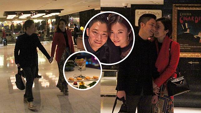 著名堪輿學家李丞責與老婆劉倩婷Sweet爆食法國餐。