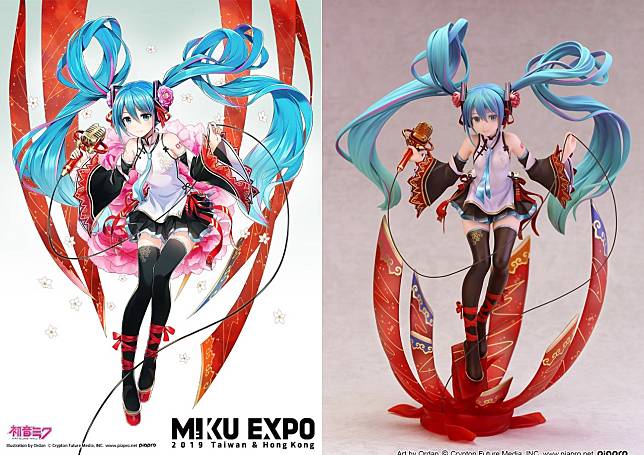 初音未來「MIKU EXPO 2019 Taiwan＆Hong Kong ver.」1/8模型