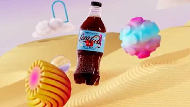 全球廣受歡迎的人氣飲料品牌可口可樂，宣布將推出新口味「夢幻世界」（Dreamworld）。（圖／翻攝自推特）