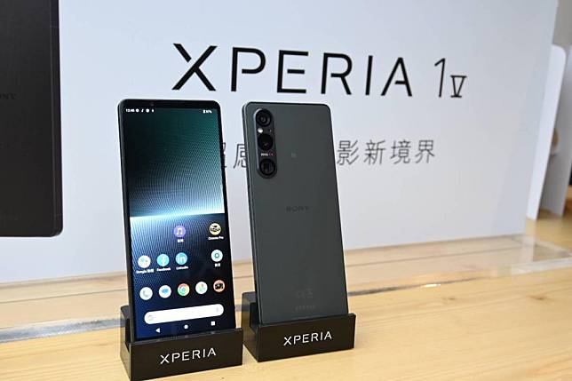 圖為今年發表的高階旗艦Sony Xperia 1 V。(圖／記者黃肇祥攝)