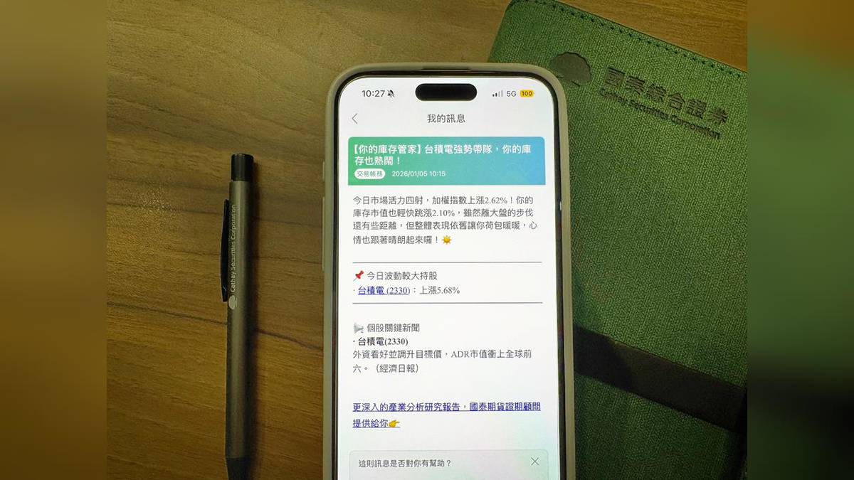 投資必備！國泰證券「庫存管家」登場| 民視新聞網| LINE TODAY