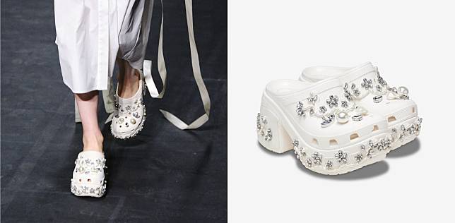 Crocs x Simone Rocha夢幻聯名4/10開賣！招牌珍珠、水晶花朵、厚底穆勒鞋設計...入手亮點一次看！