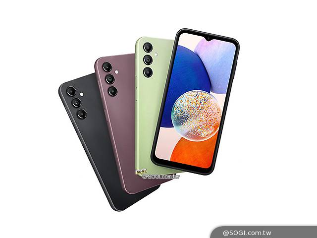 三星Galaxy A14 5G手機價格6990起 1月下旬台灣上市