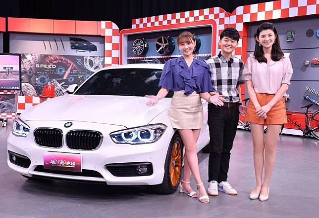 張文綺近年積極打拼事業，去年用自己賺的錢買下新車BMW 118i。（TVBS）