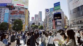 中國「限日令」逐漸成形，日本經濟恐受衝擊。圖為2023年4月27日，日本東京澀谷。路透社資料照