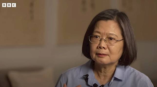 蔡英文總統接受英國國家廣播公司(BCC)專訪。(YT)