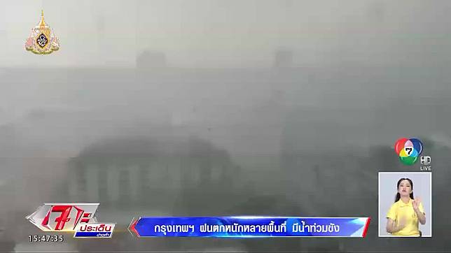 ฝนถล่ม กรุงเทพฯ ตกหนักหลายพื้นที่! พบน้ำท่วมขังรอการระบาย