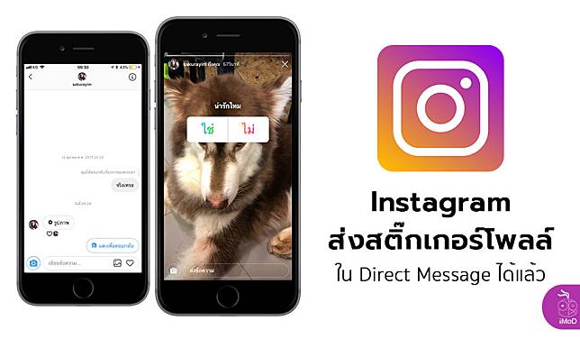Instagram Can Send Poll Sticker In Direct Message