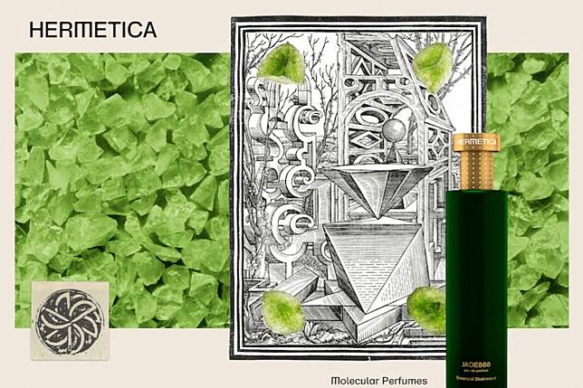 Hermetica’s Jade888 fragrance is one of a number of environmentally friendly, ‘clean’ and sustainable fragrances now available.