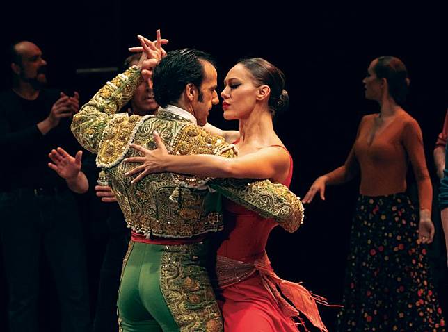 This file photo taken on Dec. 16, 2020 shows dancers of the Antonio Gades Company performing in Madrid, Spain. (Renato Mangolin/Antonio Gades Company/Handout via Xinhua)