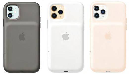 3色選擇——Smart Battery Case共推出3種顏色，當中以白色及粉紅色最得女士歡心。（品牌提供）