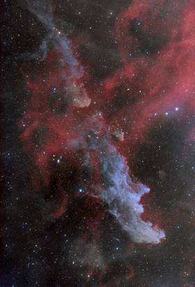 ▲星空 - 深空類冠軍鄭伯良-IC2118 泛紅的女巫側臉