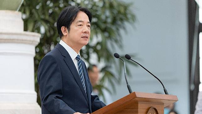 總統賴清德舉行就職週年記者會。總統府提供