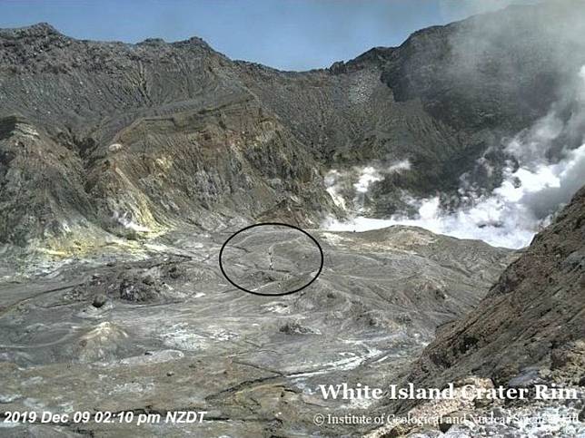 紐西蘭懷特島火山未熄 搜救人員還無法登島