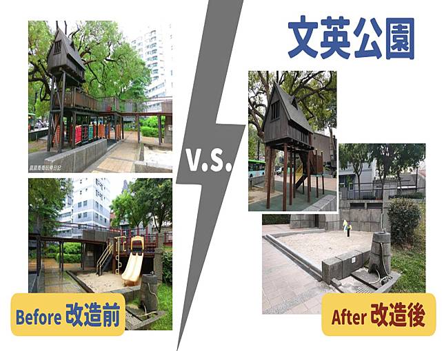 台中公園遊戲場大改造　家長批安全卻不好玩