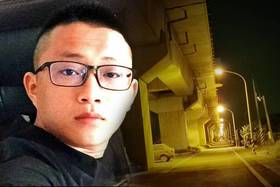 長榮大學馬來西亞籍鍾姓女學生遭梁育誌性侵殺害，無期徒刑定讞確定逃死。(取自臉書、本報資料照，本報合成)