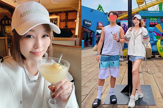 「小蜜桃姐姐」朱安禹分享與兒子合照。翻攝小蜜桃姐姐momo臉書
