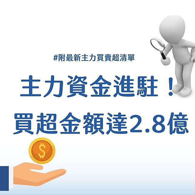 【1/17最新】主力資金進駐！ 買超金額達1.2億，股價準備起飛？