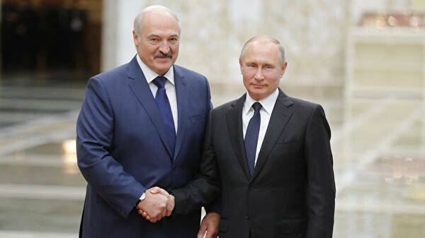 白俄羅斯與俄羅斯總統   圖:擷取自twitter