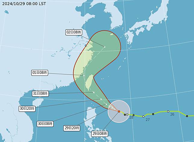 （圖／中央氣象署）