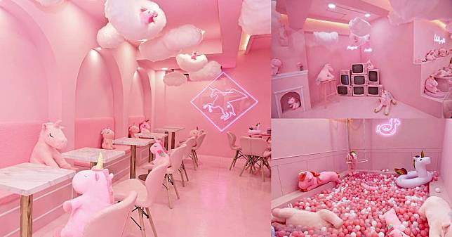 粉紅獨角獸甜點店「Uniqorn cafe」終於來台！夢幻粉紅球池少女心爆炸啦！