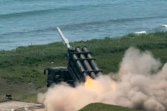 2025年6月24日，日本陸上自衛隊在北海道發射「88式地對艦飛彈」。美聯社