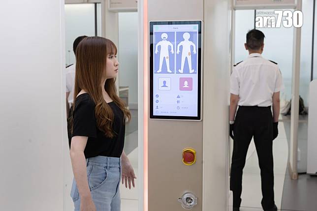 香港國際機場全新智能安檢系統(蘇文傑攝)