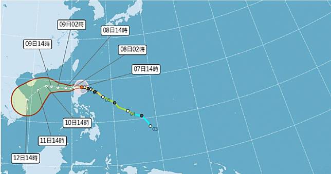 銀杏颱風轉強颱！　今晚雨彈開轟「這2地」