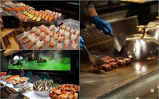 第二高Buffet餐廳在新莊開幕！豬肋排、龍蝦、水信玄餅準備開吃！
