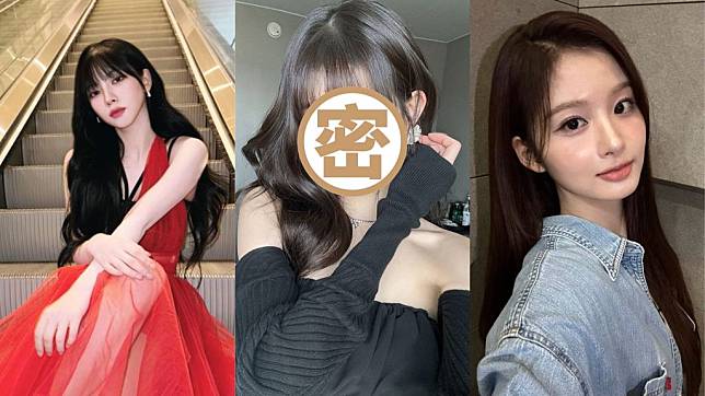 日票選最愛神顏前三名出爐，皆是由韓國女團成員們奪下（左起Karina、張員瑛、薛侖娥）。（圖／擷取自Karina IG、IVE及NMIXX官方推特）