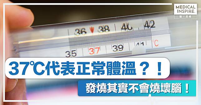 發燒 │ 37℃就代表正常體溫嗎？發燒其實不會燒壞腦！