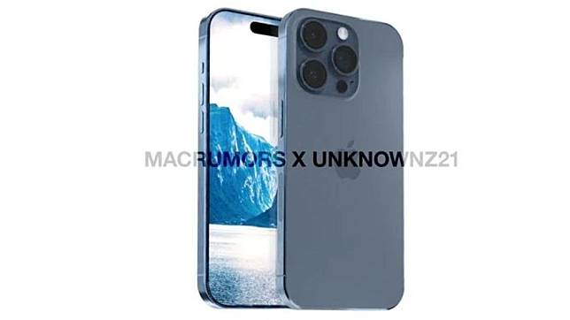 Unknownz21爆料iPhone 15 Pro系列將新增藍色。（示意圖／翻攝自MacRumors）