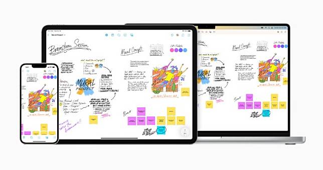 Apple推出全新app「無邊記」，便利的數位白板將點子視覺化