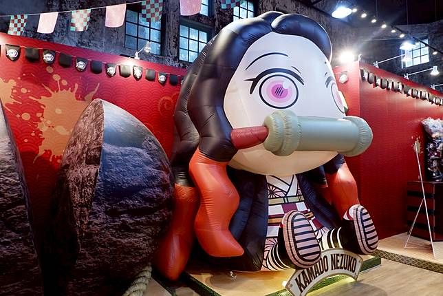 3米高Q版禰豆子氣偶成為打卡拍照熱點（圖片提供/福福好創意有限公司）