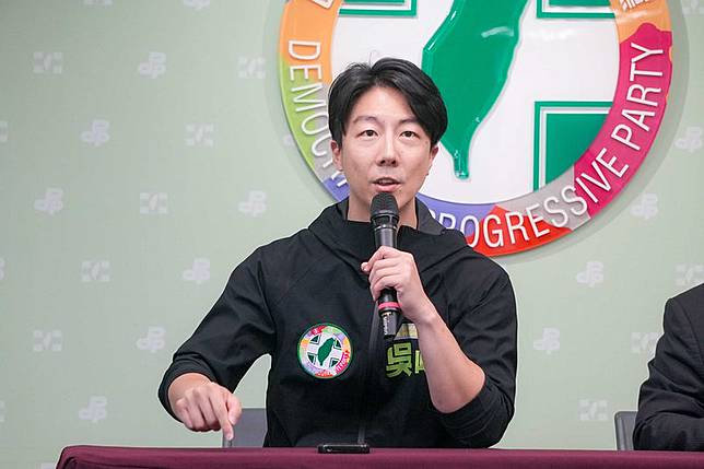 民進黨發言人吳崢今（17）日指出，總統府國安簡報會請在野黨領袖簽保密協定。（資料照，民進黨提供）