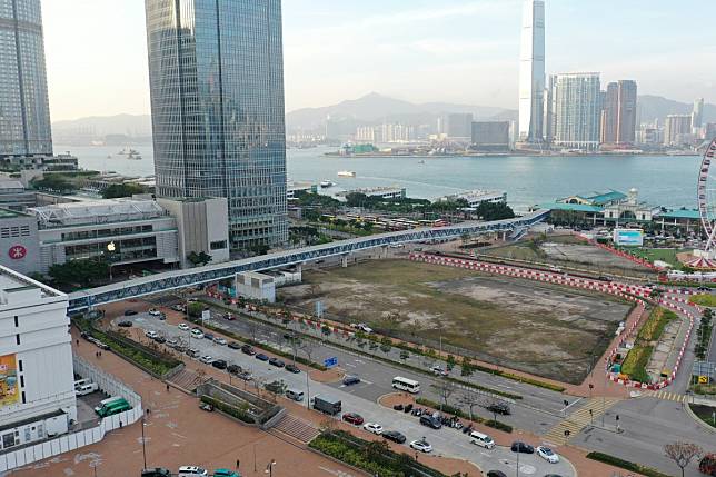 Aerial view of New Central Harbourfront Site 3. Photo: Winson Wong