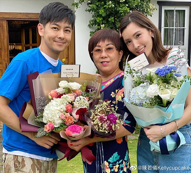 台灣男星林志穎最近跟媽媽及靚女老婆陳若儀一同演出內地真人騷《婆婆和媽媽》。