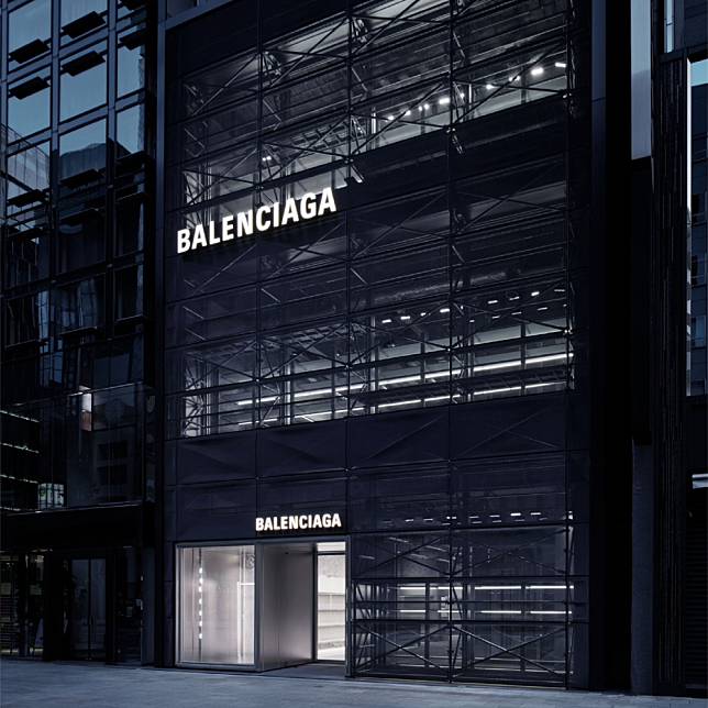Balenciaga東京銀座旗艦店。
