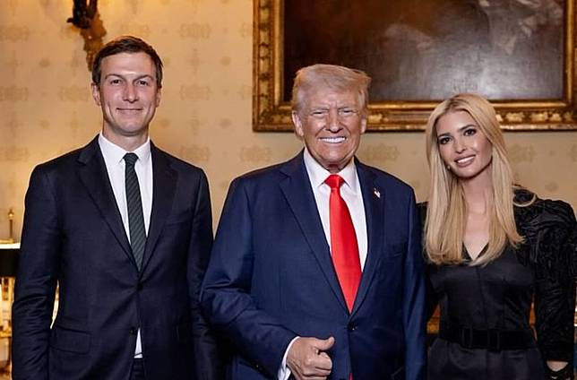 伊凡卡與丈夫庫許納是川普家的核心成員。（翻攝ivankatrump IG）