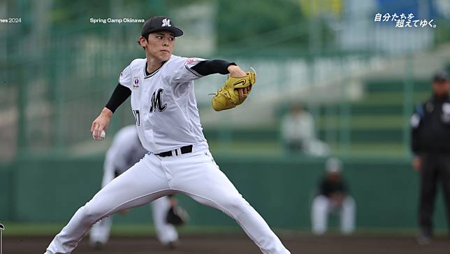 「令和怪物」佐佐木朗希。圖片取自FB@chibalotte