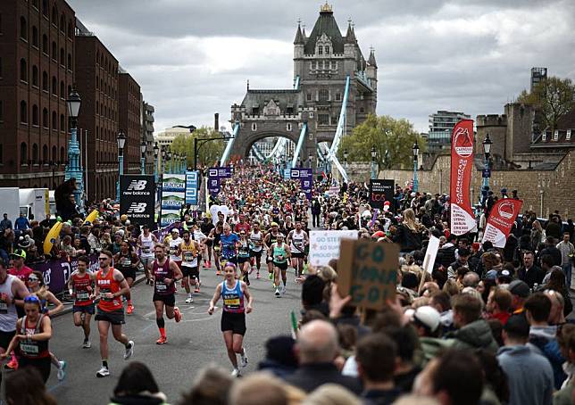 今屆倫敦馬拉松的參加數為歷年最多