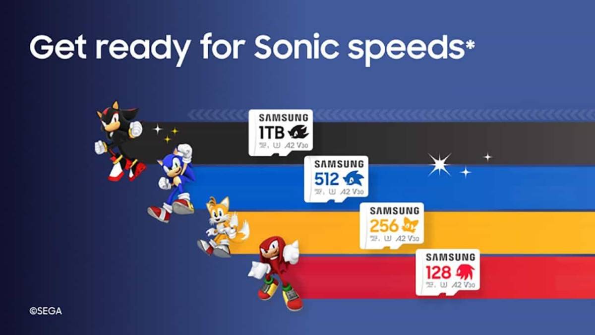 Samsung x SEGA: Special Edition microSD Card for Sonic the Hedgehog