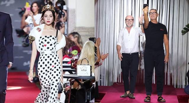 Dolce & Gabbana今晚上海大秀臨時喊咖取消。(翻攝自weibo、IG)