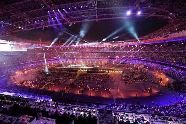 The closing ceremony of the Paris 2024 Paralympic Games is held in Paris, France, Sept. 8, 2024. (Xinhua/Xing Guangli)