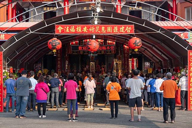 嘉義縣大林天德寶宮妙修堂在農曆9月9日一連舉辦3天「攘星禮斗祈安植福護國消災法會」。(天德寶宮妙修堂提供)